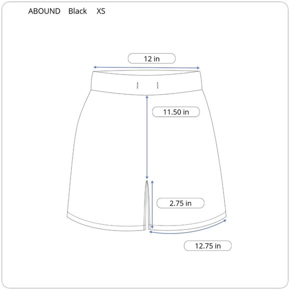 New ABOUND Women's XS Black Crepe Floral Lightweight Stretch High Waist  Shorts - Picture 3 of 7